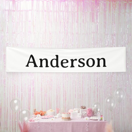Erstellen Sie Ihr eigenes 2,5' x 12' Indoor Banner (Party)
