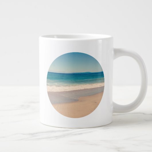 Erstellen Sie Ihr eigenes 2 Circle Foto Jumbo-Tasse (Rechts)