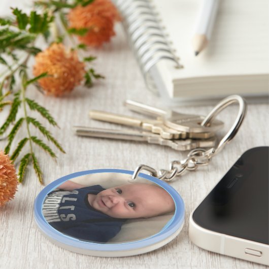 Erstellen Sie Ihr eigenes 2 Foto Geschenk für Mama Schlüsselanhänger (Vorderseite rechts)