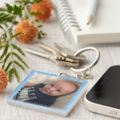Erstellen Sie Ihr eigenes 2-Foto Little Boy Acryli Schlüsselanhänger (Vorderseite rechts)