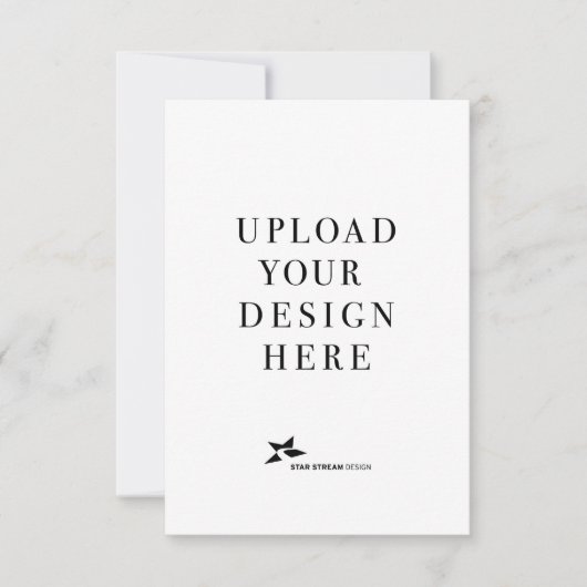 Erstellen Sie Ihr eigenes 3.5x5-Portrait RSVP Karte (Vorderseite)