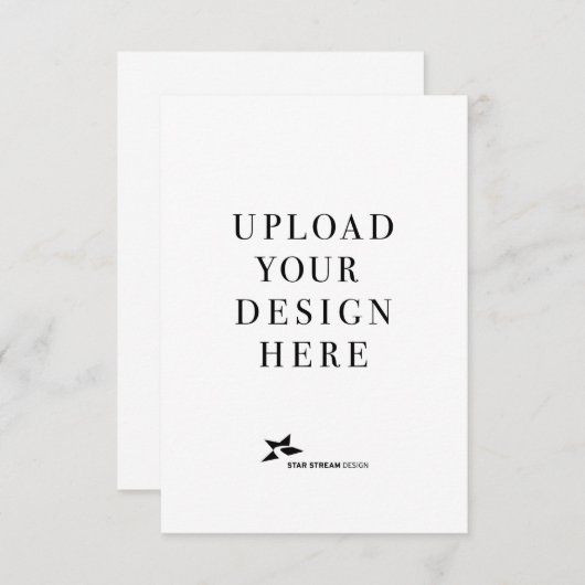 Erstellen Sie Ihr eigenes 3.5x5-Portrait RSVP Karte (Vorne/Hinten)