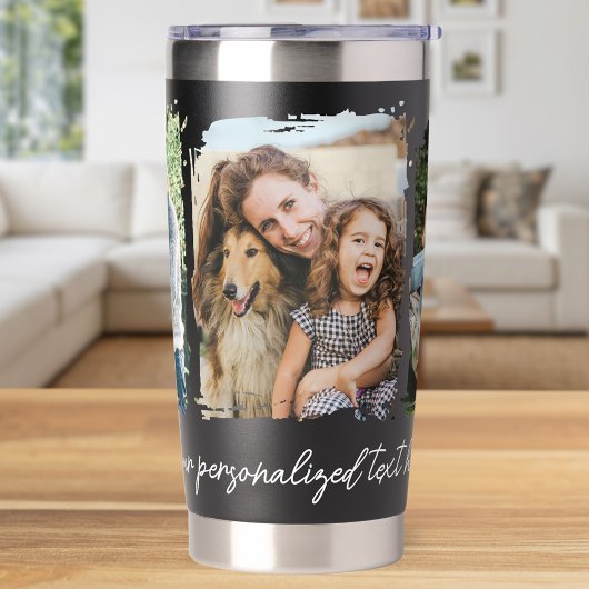 Erstellen Sie Ihr eigenes 3-Foto-Design Thermobecher