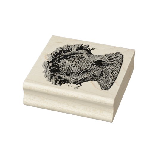 Erstellen Sie Ihr eigenes 3D-Imitat Bois Carved Fa Gummistempel (Stempel)