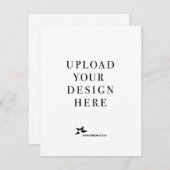 Erstellen Sie Ihr eigenes 4.25x5.5 Portrait Einlad (Vorne/Hinten)