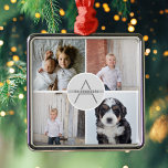 Erstellen Sie Ihr eigenes 4-Collage Family Monogra Ornament Aus Metall<br><div class="desc">Erstellen Sie Ihre eigenen 4 Fotomaterial Family Monogram Metal Ornament</div>