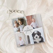 Erstellen Sie Ihr eigenes 4-Collage Monogramm Schlüsselanhänger