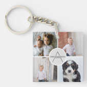 Erstellen Sie Ihr eigenes 4-Collage Monogramm Schlüsselanhänger (Vorderseite)