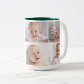 Erstellen Sie Ihr eigenes 4-Foto Bestes jemals Oma Zweifarbige Tasse (VorderseiteRechts)