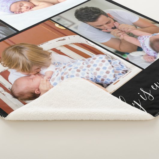 Erstellen Sie Ihr eigenes 4-Foto Collage Familiena Sherpadecke (3/4)