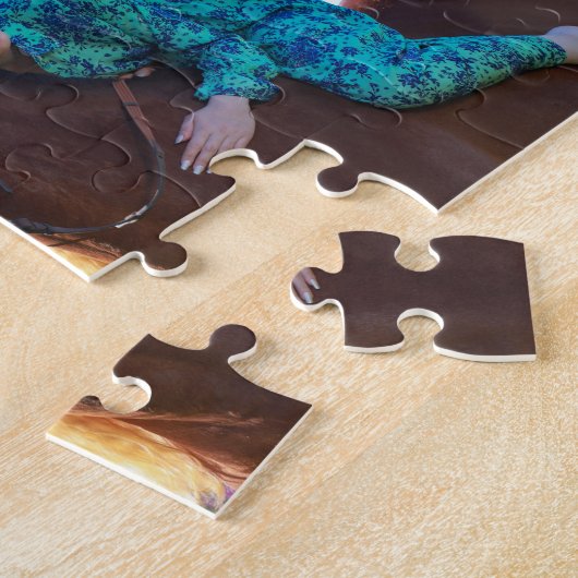 Erstellen Sie Ihr eigenes 4 Foto Collage Horse Puzzle (Seite)