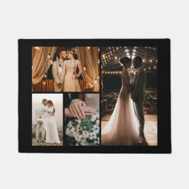 Erstellen Sie Ihr eigenes 4-Foto Collage Willkomme Fußmatte