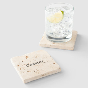 Erstellen Sie Ihr eigenes 4" x 4" Travertin Steinuntersetzer