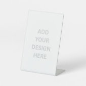 Erstellen Sie Ihr eigenes 4" x 6" Pedestyzeichen Sockelschild (Vorderseite)