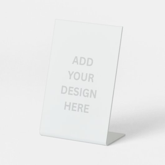 Erstellen Sie Ihr eigenes 4" x 6" Pedestyzeichen Sockelschild (Vorderseite)