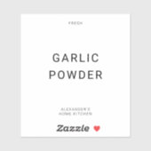 Erstellen Sie Ihr eigenes 4x4-individuelles Gewürz Aufkleber (Blatt)