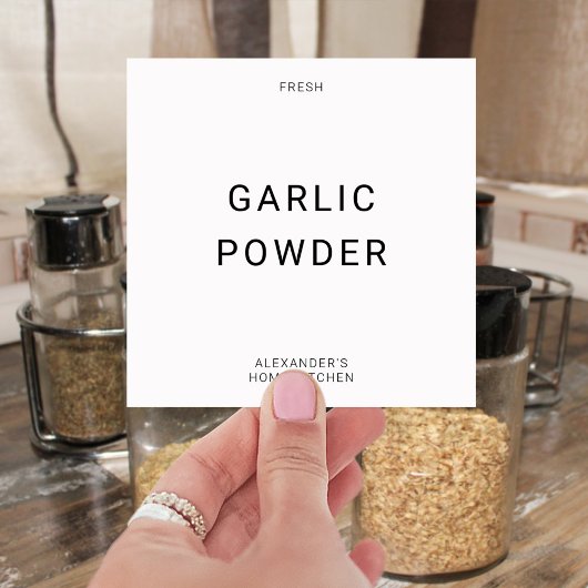 Erstellen Sie Ihr eigenes 4x4-individuelles Gewürz Aufkleber