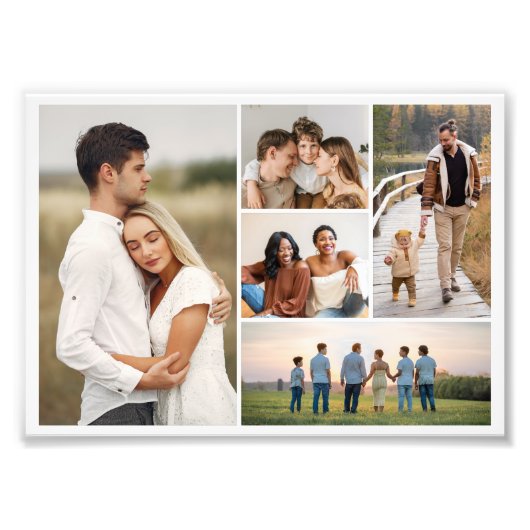 Erstellen Sie Ihr eigenes 5-Foto Collage Foto Erwe (Vorne)