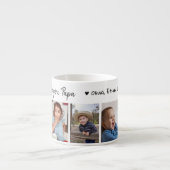Erstellen Sie Ihr eigenes 5 Foto Wir Liebe Sie Pap Espressotasse (Vorderseite)