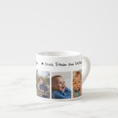 Erstellen Sie Ihr eigenes 5 Foto Wir Liebe Sie Pap Espressotasse (Vorderseite Rechts)