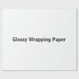 Erstellen Sie Ihr eigenes 64lb Glossy-Geschenkpapi Geschenkpapier