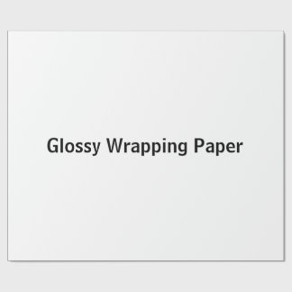 Erstellen Sie Ihr eigenes 64lb Glossy-Geschenkpapi Geschenkpapier