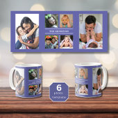 Erstellen Sie Ihr eigenes 6 Foto Collage Family Pe Kaffeetasse
