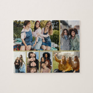 Erstellen Sie Ihr eigenes 6-Foto-Collage-Jigsaw-Pu Puzzle
