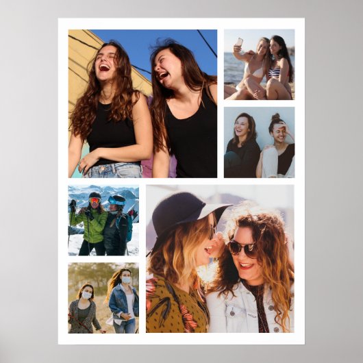Erstellen Sie Ihr eigenes 6 Foto Collage Poster (Vorne)