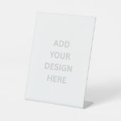 Erstellen Sie Ihr eigenes 6" x 8" Pedesteglied Sockelschild (Vorderseite)