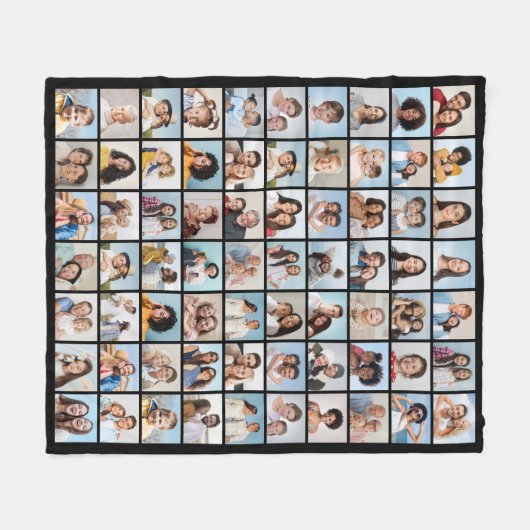 Erstellen Sie Ihr eigenes 70-Foto Collage Fleece B (Vorderseite (Horizontal))