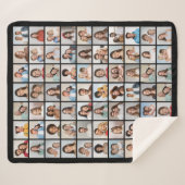 Erstellen Sie Ihr eigenes 70-Foto Collage Fleece B Sherpadecke (Vorderseite (Horizontal))