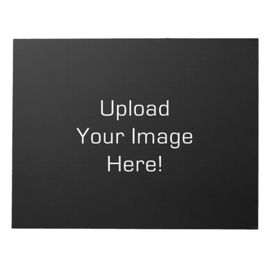 Erstellen Sie Ihr eigenes 8,5" x 11" benutzerdefin Notizblock (Vorderseite)