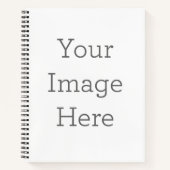 21,6 x 27,9 cm Deluxe Spiral-Notizbuch (Vorderseite)