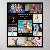Erstellen Sie Ihr eigenes 9 Foto Collage Gymnastic Poster (Vorne)