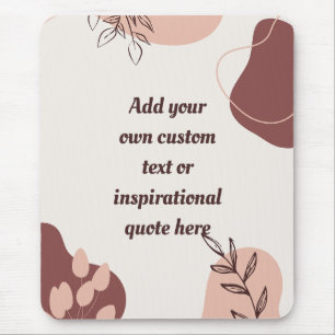 Erstellen Sie Ihr eigenes Abstraktes Motivierend Z Mousepad
