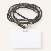 Erstellen Sie Ihr eigenes Abzeichen Ausweis (Vorderseite mit Schlüsselband)