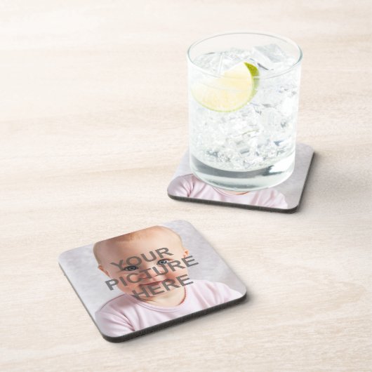 Erstellen Sie Ihr eigenes Add-Foto individuell Getränkeuntersetzer (Rechte Seite)