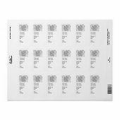 Erstellen Sie Ihr eigenes Adressetikett vertikal. (Vorne)