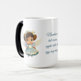 Erstellen Sie Ihr eigenes Afroamerikanisches Engel Verwandlungstasse