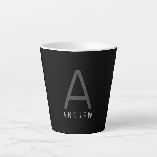 Erstellen Sie Ihr eigenes Anfangsmonogramm Milchtasse (Vorderseite)