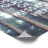 Erstellen Sie Ihr eigenes Anführungsposter Poster (Ecke)