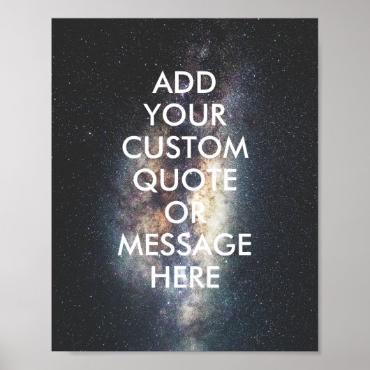 Erstellen Sie Ihr eigenes Anführungsposter Poster (Vorne)