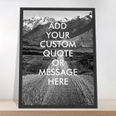 Erstellen Sie Ihr eigenes Anführungsposter Poster