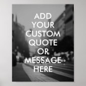 Erstellen Sie Ihr eigenes Anführungsposter Poster (Vorne)