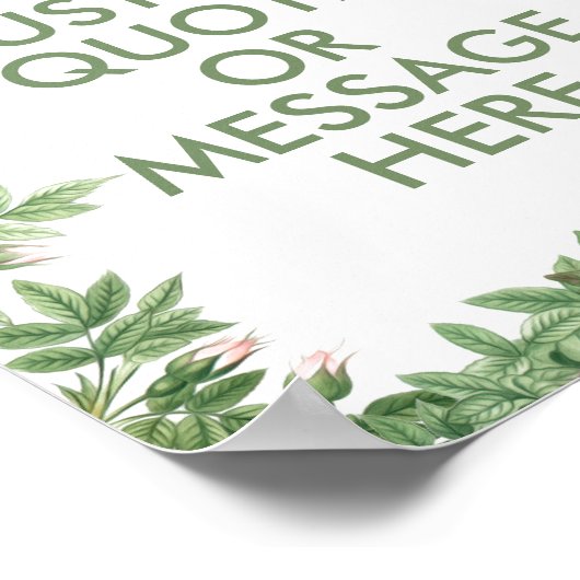 Erstellen Sie Ihr eigenes Anführungsposter Poster (Ecke)