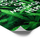 Erstellen Sie Ihr eigenes Anführungsposter Poster (Ecke)