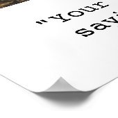 Erstellen Sie Ihr eigenes Angebot 3 Foto Poster (Ecke)