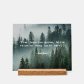 Erstellen Sie Ihr eigenes Angebot Acrylschild (Vorderseite)