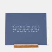 Erstellen Sie Ihr eigenes Angebot Acrylschild (Vorderseite)